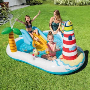 Planschbecken Aufblasbarer Pool Kinderpool Wasserspielcenter Spielzentrum INTEX - Bild 1 von 9