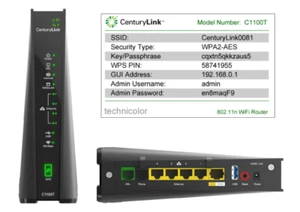 Centurylink C1100T WiFi Router Internet - Picture 1 of 4