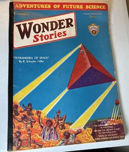 Wonder Stories, 1931 November - P. Schuyler Miller, Flagg, CAS, Schachner, Zagat - Imagen 1 de 12