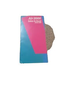Air 2000 B767 airline/ Aircraft Safety Card