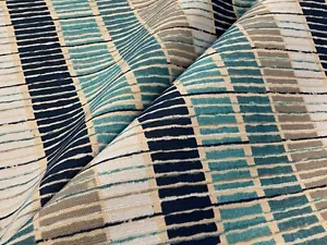 LEE JOFA / KELLY WEARSTLER DEEP SEA "ATOLÓN" ITALIANO INTERIOR EXTERIOR TELA ESTAMPADA - Imagen 1 de 5