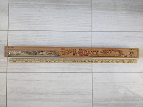 Collectible Enron Field Opening Day April 7, 2000 -Full Size Bat Houston Astros Cover