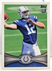 Andrew Luck 2012 Topps (Passing Sideways) RC Rookie Card #140 Indianapolis Colts - Bild 1 von 2