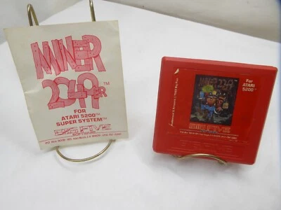 miner 2049er (Atari 5200, 1983) with manual Tested and working - Image 1 of 4