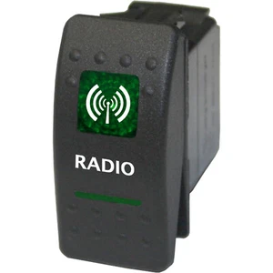 Wippschalter 569G 12V RADIO Carling ARB Typ LED grün Ein-Aus SPST - Bild 1 von 1