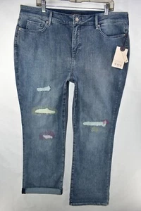 New NYDJ Not Your Daughters Jeans Marilyn Straight Jeans Size 18 (Inseam - 30) - Picture 1 of 11