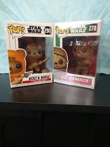 Chewbacca & Wicket Funko Pops - Bild 1 von 4