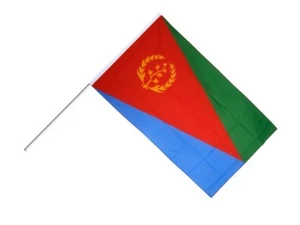 Stockflagge Stockfahne Eritrea 60x90cm Fahne Flagge mit Stock - Bild 1 von 1