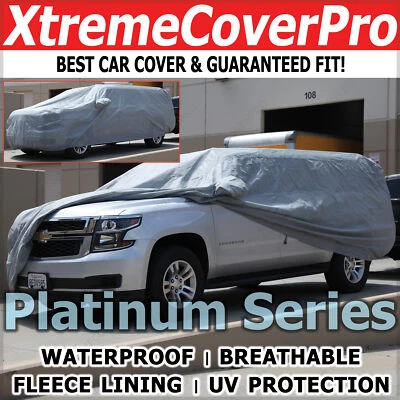 2016 2017 2018 2019 CADILLAC ESCALADE ESV WATERPROOF CAR COVER W/MIRRORPOCKET - Image 1 of 4
