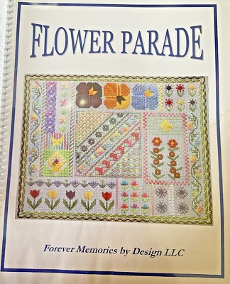 Flower Parade Forever Memories by Design LLC Spiral Book 64 Page Sampler Design - Image 1 of 4