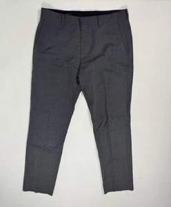 Pantalones de lana de tela italiana J Crew Ludlow Slim para hombre 32x32 (32x31) gris de lujo - Imagen 1 de 9