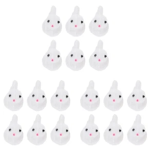 3 Count Simulierte Kaninchenverzierung Hase Gartenfigur Künstliche Hasenform - Bild 1 von 12