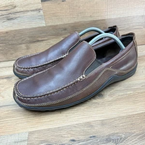 Cole Haan Tucker Venetian Herren Größe 11 Slipper Freizeitschuhe Leder Braun - Bild 1 von 8