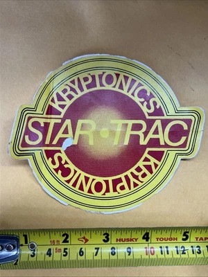 Винтаж 1980 Kryptonics Star Trac TM Наклейка не Powell Peralta Santa Cruz Vision SMA - Изображение 1 из 3