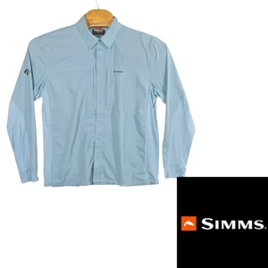 Simms Fishing Performance Snap Shirt Mens Large Outdoor Gorpcore Boating Camping - Picture 1 of 8