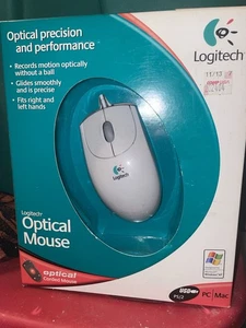 Logitech Optical Mouse 930582-0403 USB PC/Mac Vintage 2001 OBN - Picture 1 of 3