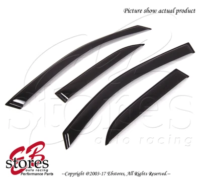 Наружные темно-черные козырьки для окон Lexus RX300 1999-2003 JDM 4 шт. - Изображение 1 из 4