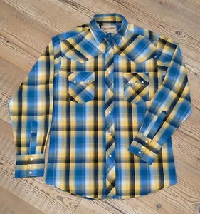 Camicia moda western WRANGLER a quadri tasche seghettate a scatto perla media - Foto 1 di 8