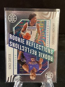 Anthony Edwards Rookie Reflections RC Vince Carter Non Auto Timberwolves Raptors