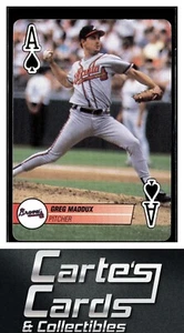 Greg Maddux 1995 Bicycle Aces #AS Atlanta Braves Hall of Fame - Picture 1 of 2