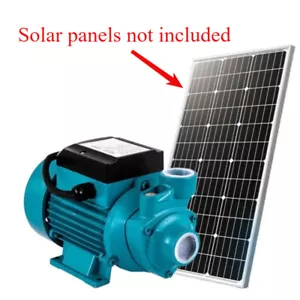 Günstige QB60 Solar Wasserpumpe DC12V24V Batterie mit Land Selbstansaugende Pumpe - Bild 1 von 9
