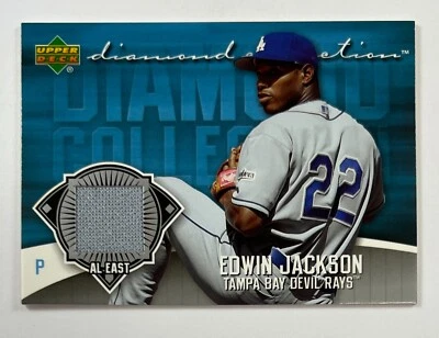 2006 Upper Deck #DC-EJ Edwin Jackson Diamond Collection Relic AR51 Foto 1 de 2