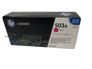 GENUINE HP 503A Q7583A Magenta Toner Cartridge LaserJet CP3505 3800 NEW OEM - Picture 1 of 1