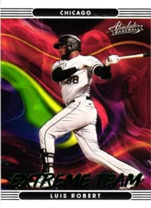 Panini Absolute #ET-1 2022 Luis Robert Extreme Team venta al por menor verde - Imagen 1 de 2