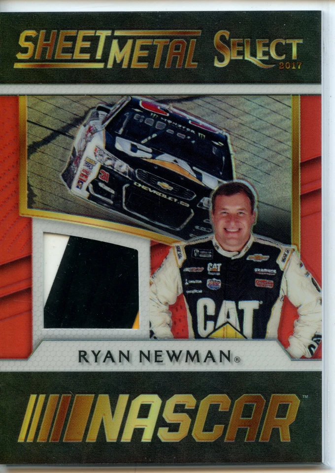 2017 Panini Select Racing NASCAR RED Sheet Metal Ryan Newman 3 Color #4/99 - Image 1 of 2