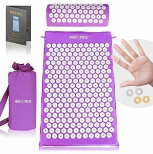 Set digitopressione High Pulse + 5 anelli + poster - tappetino per digitopressione e cuscino - Foto 1 di 4