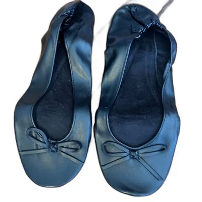 Zapatillas Negras Plegables de Viaje Dr Scholls Negras con Estuche de Transporte Talla 9-10 Foto 1 de 4