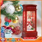 Christmas Telephone Booth Decor LED Hanging Light Party Prop for Kids Adults