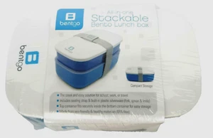 NEW SEALED JAPANESE STYLE BENTO BOX ALL IN ONE STACKABLE BY BENTGO LUNCH BOX - Picture 1 of 7
