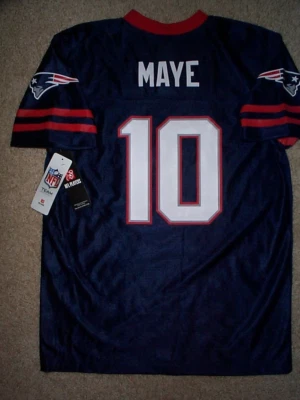 NFL PLAYERS (2025-2026) Patriots DRAKE MAYE nfl Jersey YOUTH KIDS BOYS (L-LARGE 12-14)