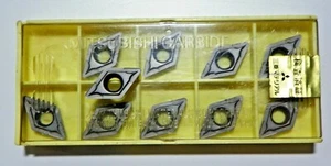 10 NEW MITSUBISHI DCMT 433 UT120T CARBIDE INSERTS K352S - Picture 1 of 12