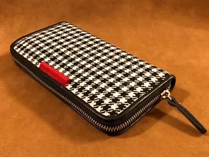 Classic Porsche "PEPITA" houndstooth wallet, limited edition handmade in Italy - Picture 1 of 12
