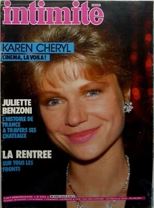 Mag INTIMITE 1984: KAREN CHERYL_RICHARD BERRY_MARIA CALLAS_Léo FERRE - Picture 1 of 5