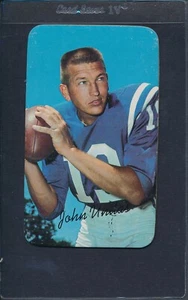 John Unitas Colts 1970 Topps Super #015 casi nuevo *37 - Imagen 1 de 1