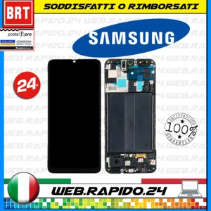 DISPLAY LCD+TOUCH SCREEN+FRAME PER SAMSUNG GALAXY A50 SM-A505 A505 FN/DS SCHERMO - Foto 1 di 6