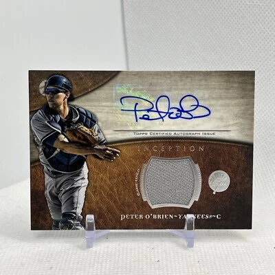 2014 Bowman Inception Auto Relics Peter O'Brien #AR-POB Auto - Image 1 of 4