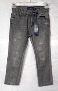 Boys LUCKY BRAND Gray Adjustable Waist Jeans COOPER SLIM Size 6 / RN74299 - Picture 1 of 7