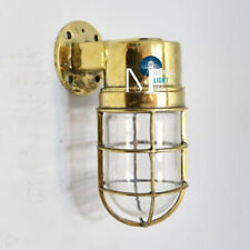 Vintage Style Marine Solid Brass Swan Bulkhead Wall Sconce Ship Light Fixture