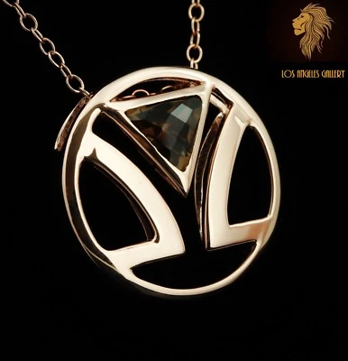 NOVO / Colar de topázio chocolate logotipo Levian / Edição limitada e disponibilidade  - Imagem 1 de 4