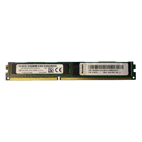 Lenovo 46W0694 4GB PC3L-12800R DDR3 VLP Memory Module 47J0231 - Image 1 of 1
