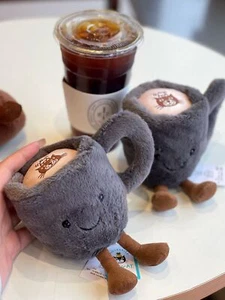 Jellycat AMUSEABLE COFFEE CUP Soft Plush Toy CUTE Fun Stuffed Caffe Latte NWT - Picture 1 of 7
