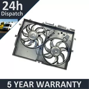 Fits Peugeot Boxer 2005-2018 Fiat Ducato 2001-2018 PV Radiator Twin Cooling Fan - Picture 1 of 8