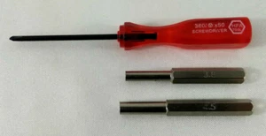 Lot Of 2 Tips Screwdriver Gamebit 3.8 MM And 4.5 MM + Screwdriver Y Triwing - Picture 1 of 1