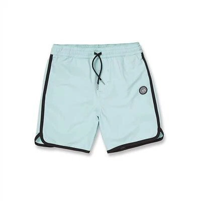 Volcom 290327 Boys' Elastic Waist Surf Swim Trunks, Antigua Sand, Large - Image 1 of 3