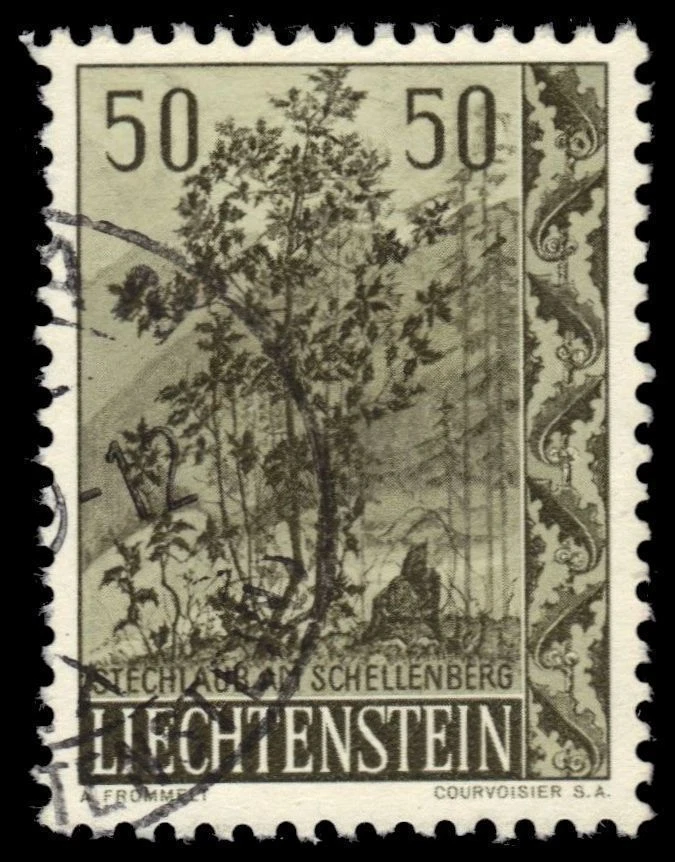 LIECHTENSTEIN 327 (Mi372) - Holly at Scheelenberg (pf47383) - Image 1 of 1