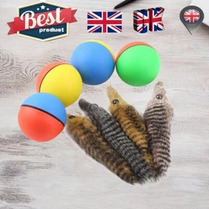 Dog Cat Beaver Weasel Funny Rolling Ball Pet Toy Cat Chaser Toy for Pet Cat Dog - Picture 1 of 5